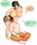 aang avatar:_the_last_airbender bald big_ass big_breasts black_hair blind boob_hat hourglass_figure nosebleed pinkkoffin tattoo toph_bei_fong