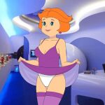  dress_lift jane_jetson milf panties red_hair the_jetsons 