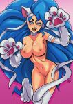 animal_ears darkstalkers felicia felicia_(darkstalkers) high_resolution monster_girl nipples nude pussy tail uncensored very_high_resolution