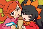  2_girls ashley_(warioware) edit glasses licking_penis looking_at_viewer penny_crygor pov warioware 