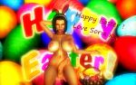 1girl 3d background breasts bunny_ears chocolate choker closed_eyes easter easter_eggs elf_ears elf_female erect erect_penis erection eyebrows eyelashes eyeliner eyes female female_human female_only futanari goth goth_girl headband headwear heterochromia huge_breasts human human_only large_breasts lips lipstick nipples nude nude_female original original_character pale_blue_skin penis posing purple_hair render short_hair solo solo_female soria source_filmmaker_(medium) testicles text xnalara xps