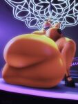 1girl 1girls 3d 3d_(artwork) 3d_model animatronic animatronic_female big_belly chicken chicken_girl five_nights_at_freddy's five_nights_at_freddy's_2 fnaf pestilad phasianid robot robot_girl scottgames toy_chica_(cyanu) vore vore_belly
