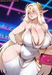1girl ai_generated blonde_hair cerestia_of_life curvy curvy_female curvy_figure elf elf_ears last_origin long_hair