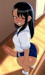 1futa ai_generated ass big_ass booty_shorts breasts buruma erection fundoshilover101 futanari huge_ass nagatoro_hayase please_don't_bully_me,_nagatoro