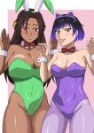 2_girls absurd_res alluring big_breasts dark-skinned_female dark_skin high_res miary_zo multiple_girls namco piloy_bb reina_(tekken) tekken tekken_8