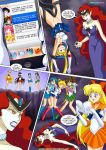  6girls aino_minako ami_mizuno bbmbbf big_breasts bishoujo_senshi_sailor_moon black_hair blonde_hair blue_eyes blue_hair breasts breasts_outside brown_hair chuchu3535 comic earrings gloves hino_rei kino_makoto lipstick makoto_kino minako_aino mizuno_ami nipples palcomix penis_in_pussy pussy queen_beryl red_eyes red_hair red_high_heels rei_hino ripped_clothing sailor_jupiter sailor_mars sailor_mercury sailor_moon sailor_venus skirt tsukino_usagi usagi_tsukino 