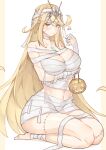 1girl alluring big_breasts halloween halloween_costume looking_at_viewer mummy_costume mummy_girl mummy_wrappings mythra_(xenoblade) oniisan02b shiorino_mani_(artist) xenoblade_(series) xenoblade_chronicles_2 yellow_eyes yellow_hair yotsuhauni