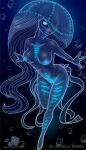 1girl anthro female jellyfish jessica_anner nude original original_character solo underwater