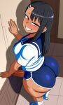 1futa ai_generated ass big_ass booty_shorts breasts dolphin_shorts erection fundoshilover101 futanari huge_ass nagatoro_hayase please_don't_bully_me,_nagatoro
