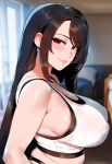 1girl ai_generated curvy curvy_female curvy_figure final_fantasy final_fantasy_vii long_hair square_enix tifa_lockhart