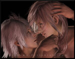 1boy 1girl blue_eyes canon_couple canon_lovers claire_farron couple couple_(romantic) couple_art couple_focus couple_love dark_background dating duo duo_focus eclair_farron female female/male final_fantasy final_fantasy_xiii final_fantasy_xiii-2 hope_estheim imminent_kiss implied_sex keichama lightning_farron lightning_returns:_final_fantasy_xiii looking_at_each_other looking_at_partner love lovers loving loving_couple loving_look male male/female naked naked_female naked_male nude nude_female nude_male pairing pink-haired_female pink_hair pink_hair_female romance romantic romantic_ambiance romantic_couple romantic_night sensual silver-haired_male silver_hair silver_hair_male square_enix straight video_game_character video_games white-haired_male white_hair white_hair_male wholesome wholesome_couple