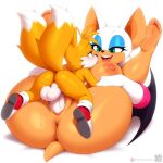 ai_generated batgirl miles_"tails"_prower mobian_(species) rouge_the_bat sonic_the_hedgehog_(series) tagme