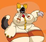 1girl 1girls big_breasts blazblue breasts cat cat_ears cat_girl cat_tail catgirl chubby chubby_female dark-skinned_female dark_skin fecharis gasgasgas kaka_(blazblue) taokaka thick thick_thighs