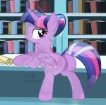 1girl 2018 alicorn alternate_hairstyle animal_genitalia animal_pussy anus ass bedroom_eyes book bookshelf clitoral_winking clitoris counter crystal_pony_(mlp) cutie_mark dock equine equine_pussy eyebrows eyelashes feathered_wings feathers female female_only feral friendship_is_magic full-length_portrait hair hairband half-closed_eyes high_res horn inside inviting leaning leaning_forward library looking_back makeup mammal mascara multicolored_hair my_little_pony nude pinup pony portrait pose presenting presenting_hindquarters puffy_anus purple_eyes pussy pussy_juice scroll seductive shutterflyeqd signature smile solo sparkles standing tail text twilight_sparkle twilight_sparkle_(mlp) wings