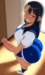 1futa ai_generated ass big_ass booty_shorts breasts dolphin_shorts erection fundoshilover101 futanari huge_ass nagatoro_hayase please_don't_bully_me,_nagatoro