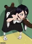 ass bbc bent_over bleach breasts buttjob dark-skinned_male dark_skin fellatio female glory_hole heart heart-shaped_pupils heart_eyes hotdogging interracial large_ass large_breasts large_penis male nipples oral penis rukia_kuchiki threesome xhan-art