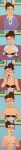 1girl 1girl 1girl 2025 ai_generated background bra breasts brown_hair civitai clipear d3rmal dr._amanda_rebecca earrings eyelashes family_guy glasses grabbing grabbing_own_breast hairclip indoors jacket lipstick long_hair multiple_images naughty_face pulling_bra seductive seductive_eyes seductive_smile sitting smirk smug sofa standing tagme teeth wink