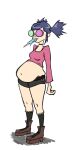 1girl 1girls asian asian_female chubby chubby_female gorillaz noodle_(gorillaz) obese oda-lee plump