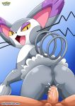 1girl anthro anus bbmbbf cum feline female male male/female male_penetrating nintendo palcomix penis pokemon pokephilia pokepornlive purugly pussy sex vaginal vaginal_penetration video_games