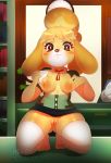 isabelle (animal crossing) from animal crossing by higgyy