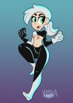 breasts dani_phantom danny_phantom looking_at_viewer shirt_up vanillabeeens