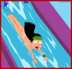 american_dad ass bikini_removed hayley_smith nude tan_line wardrobe_malfunction water_slide waterpark