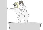  2futas anal anal_sex futa futanari futanari_on_futanari luna_loud moffoffo moffoffo_(artist) sam_sharp sex shower teen the_loud_house 