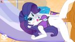 1boy 1girl animated blue_eyes bottomless equestria_girls friendship_is_magic gif male/female mostly_nude my_little_pony no_panties rarity rarity_(mlp) sex spread_legs theminus vaginal vaginal_penetration