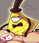  anonymous bill_cipher cupcakedrawings disney gravity_falls sex vaginal_sex yellow_skin 