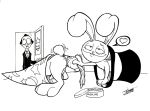  alec anal ass bunny cum cumdrip disney erection featured_image monochrome penis pixar presto selfcest spread_legs 