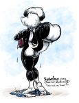  sabrina sabrina_(sabrina_online) sabrina_online skunk webcomic wet 