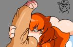  anon anonymous big_ass big_penis blox1010(oc) femboy gay_sex grey_background hiper_(oc) idk jp20414(artist) masturbation nervous orange_clothes orange_eyes orange_hair red_bed remake sex sucking_balls sucking_testicles yaoi 