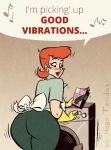 apron ass dexter's_laboratory dexter's_mom gloves milf vibrating