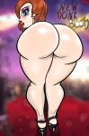  big_ass big_breasts blue_eyes blush calves dat_ass high_heels hourglass_figure huge_ass nintendo nude pauline pawg rk666 super super_mario_bros. super_mario_odyssey thick_thighs 