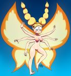  big_breasts breasts disney female heart heart_c-string heart_pasties hearts leqha mewberty mewberty_girl mewberty_wings nipples nude six_arms solo star_butterfly star_vs_the_forces_of_evil 