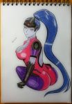 widowmaker from overwatch by mr-blue