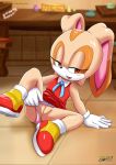 asking_for_it bbmbbf blush cream_the_rabbit exposed_pussy half-closed_eyes inviting looking_to_the_side mobius_unleashed palcomix panties panties_aside panties_pull pussy pussy_peek rabbit sega smile solo solo_female sonic_(series) sonic_the_hedgehog_(series) spread_legs young