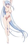 1girl 1girl 1girl archway_of_venus armpits arms_behind_head big_breasts blue_hair breasts chidorigafuchi_aine completely_nude extraction hair_between_eyes high_resolution long_hair looking_at_viewer masou_gakuen_hxh navel nipples nude nude_filter paipan pussy red_eyes standing_on_one_leg third-party_edit transparent_background very_high_resolution very_long_hair