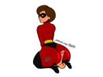 big_ass dat_ass dildo disney gif grinding helen_parr hotdogging looking_back milf on_knees pixar sex_toy the_incredibles thick thick_thighs