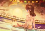 ass black-rayal female looking_at_viewer looking_back princess_daisy princess_peach princess_rosalina rosalina super_mario_bros. swimming_pool swimsuit