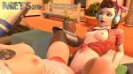 16:9_aspect_ratio 2girls 3d alternative_costume angela_ziegler blizzard_entertainment bottomless bouncing_breasts breasts breasts_out_of_clothes d.va_(overwatch) female hana_song high_resolution large_filesize mercy_(overwatch) metssfm moaning multiple_girls overwatch sex sound tribadism vagina webm yuri