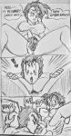 dragon_ball dragon_ball_super dragon_ball_z funsexydragonball monochrome nude pussy pussylicking son_gohan spread_legs videl