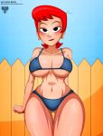 alcasar-reich alcasar-reich_(artist) big_breasts bikini dexter's_laboratory dexter's_mom smile thighs