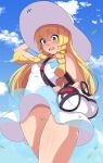 big_breasts breasts exlic female lillie lillie_(pokemon) no_panties pokemon pokemon_sm pussy solo