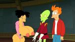 amy_wong ass futurama huge_breasts huge_nipples kif_kroker panties philip_j._fry thighs topless