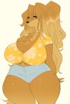  1girl 2018 anthro big_breasts breasts canine cherrikissu clothing digital_media_(artwork) dog dogmom_(cherrikissu) freckles furry huge_breasts looking_at_viewer mabel_(cherrikissu) mammal original saluki thick_thighs voluptuous wide_hips 