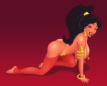  aladdin_(series) areolae ass big_ass big_breasts breasts disney female nipples nude princess_jasmine rivawi solo 