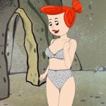 bra milf panties the_flintstones wilma_flintstone