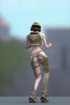 1girl alternative_costume ass blizzard_entertainment bottomless breasts dancing female female_only functionally_nude high_resolution metssfm mp4 overwatch small_breasts solo standing tracer_(overwatch) video webm