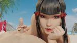 alluring animated animated* beach elferan handjob kazumi_mishima looking_at_viewer loop mishima_kazumi namco penis pov pov_eye_contact tekken tekken_7 webm